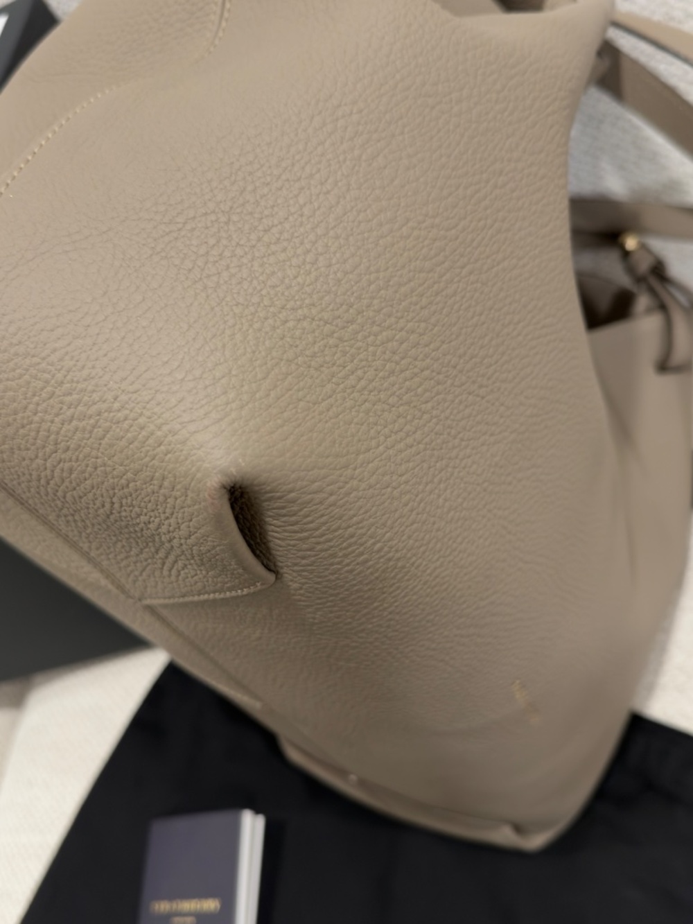 Strathberry Barra Tote in Taupe - Picture 9 of 15